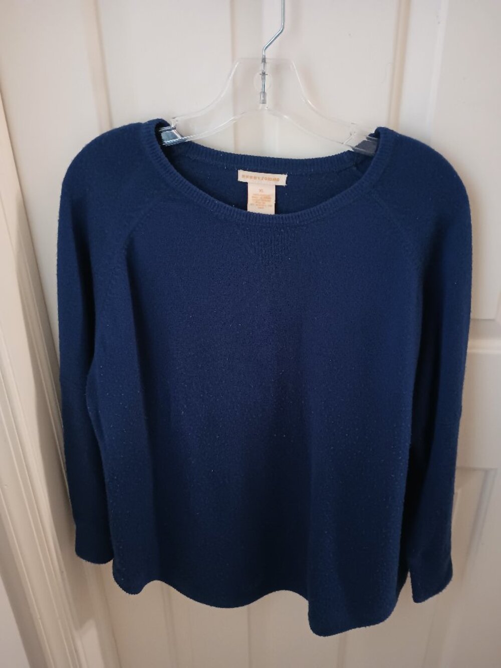 Women's XL Blue Crewneck Sweater - Sweet Romeo